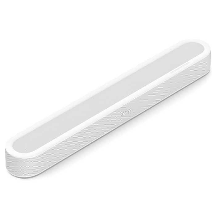 Beam Ultra in white, three-quarter front top view