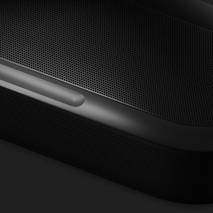 Beam Ultra in black, front detail view with logo