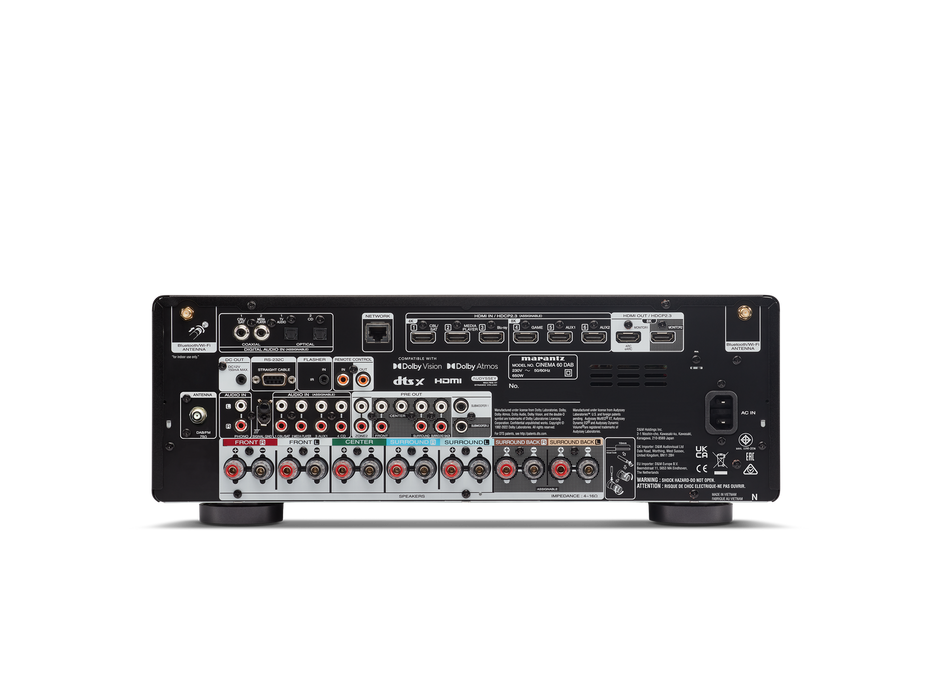 Marantz Cinema 60 DAB - rear panel