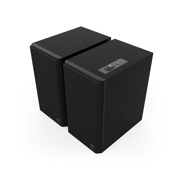Klipsch The Fives II - Black Finish Angle with Grill