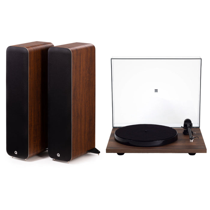 Rega Planar Plus Turntable Q Acoustics M40 Active Speaker