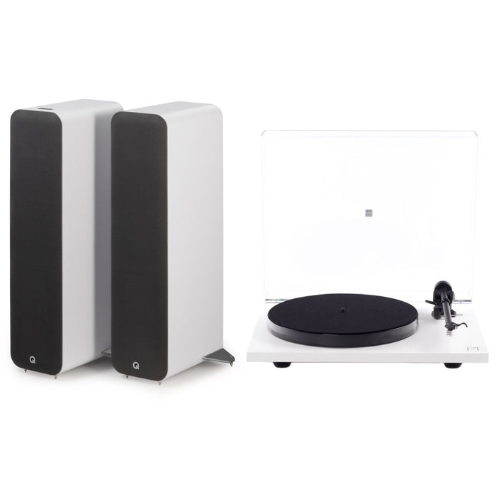 Q Acoustics M40 Active Speaker (Pair) + Rega Planar 1 Plus Turntable Package