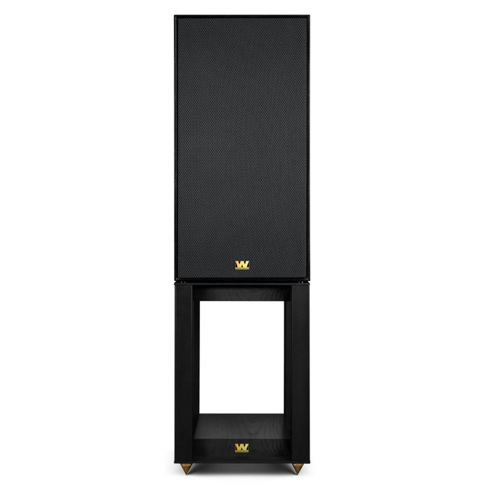 Wharfedale Super Linton Heritage Speaker (Pair) with Stands - Black