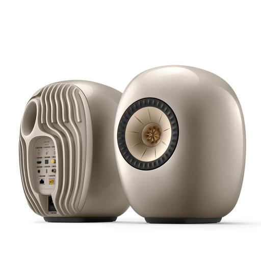 KEF LS Luxe - front, back and side view