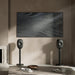 KEF S-Luxe Floor Stand - lifestyle with LS Luxe