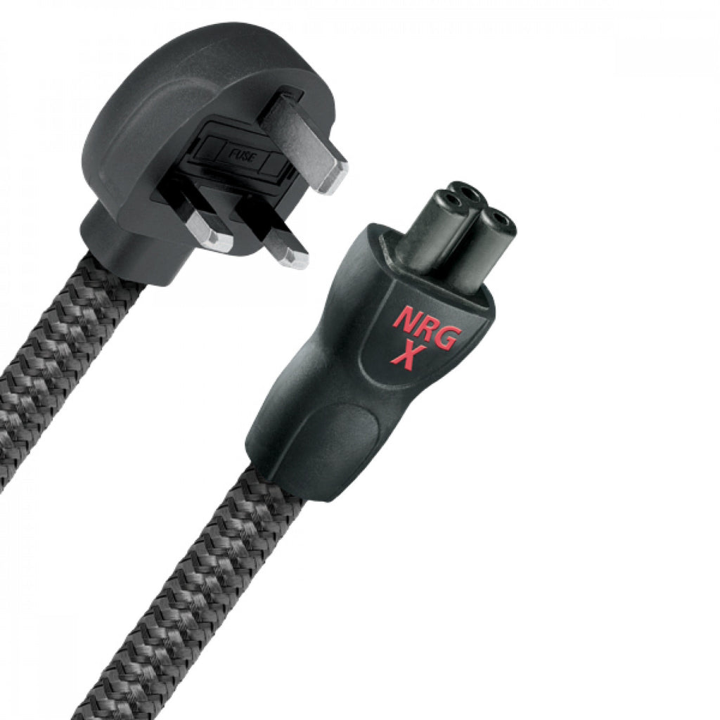 Audioquest NRG-X3 AC Power Cable (UK Plug - IEC C-5) — HifiHut
