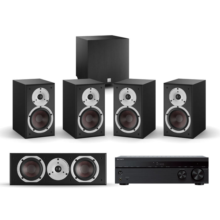 DALI Spektor 2 5.1 Speaker Pack + Sony STR-DH790 AV Receiver Home Theatre System