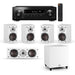 DALI Spektor 1 5.1 Speaker Pack + Pioneer VSX-534 AV Receiver Home Theatre System