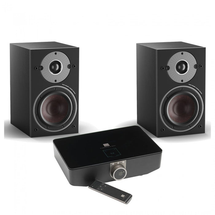 DALI Oberon 1 C Wireless Active Speaker (Pair) with Sound Hub + BluOS Module