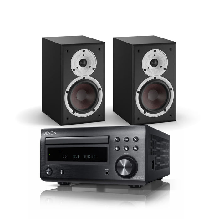 DALI Spektor 2 Bookshelf Speaker (Pair) + Denon D-M41 Stereo System Bundle