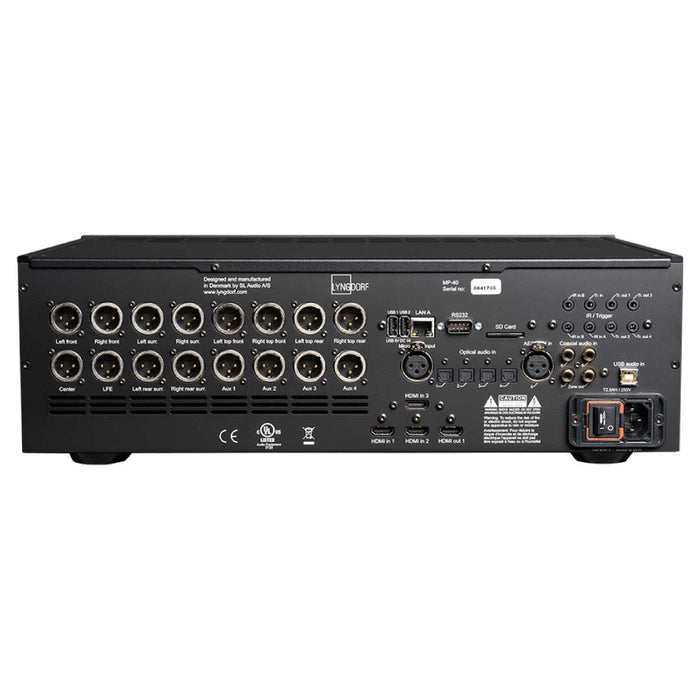 Lyngdorf MP-40 2.1 Surround Sound AV Processor