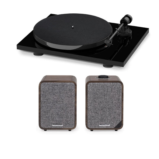 Ruark Audio MR1 MK2 Active Speaker (Pair) & Pro-Ject E1 Phono Turntable Package
