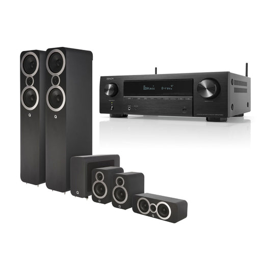 Denon AVR-X1700H AV Receiver & Q Acoustics 3050i 5.1 Home Cinema Bundle