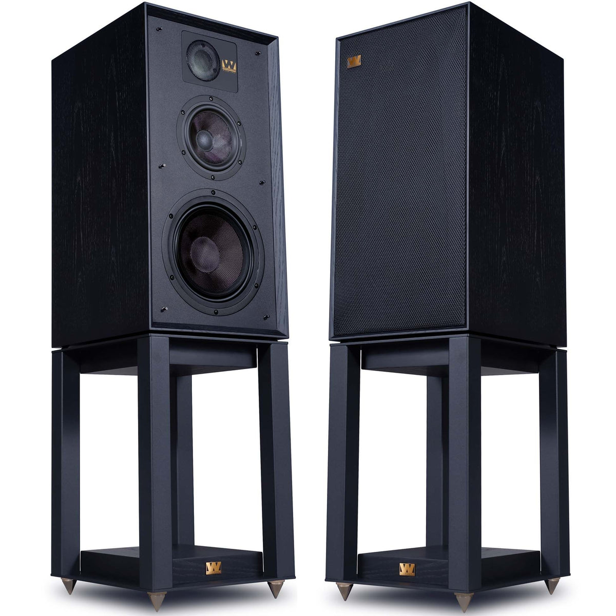 Wharfedale Linton Heritage Speaker Pair w/ Stands — HifiHut