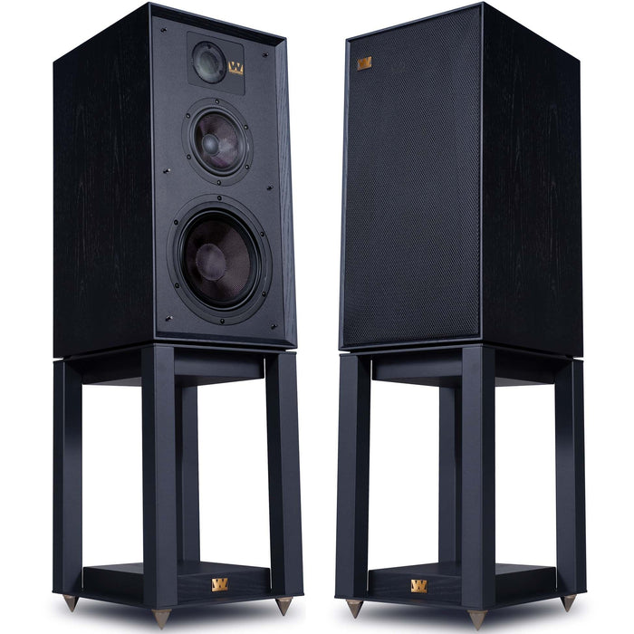 Wharfedale Linton Heritage Speaker Pair w Stands