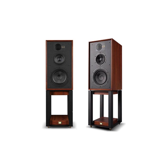 Wharfedale Linton Heritage Speaker Pair w/ Stands